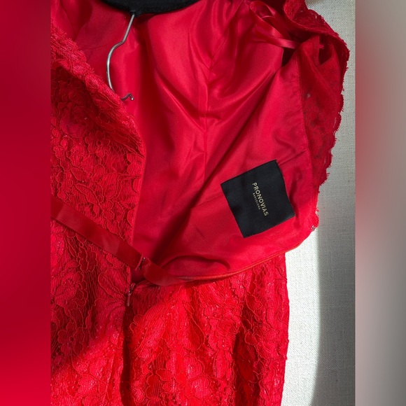 PRONOVIAS Barcelona- red cocktail gown - Picture 5 of 7